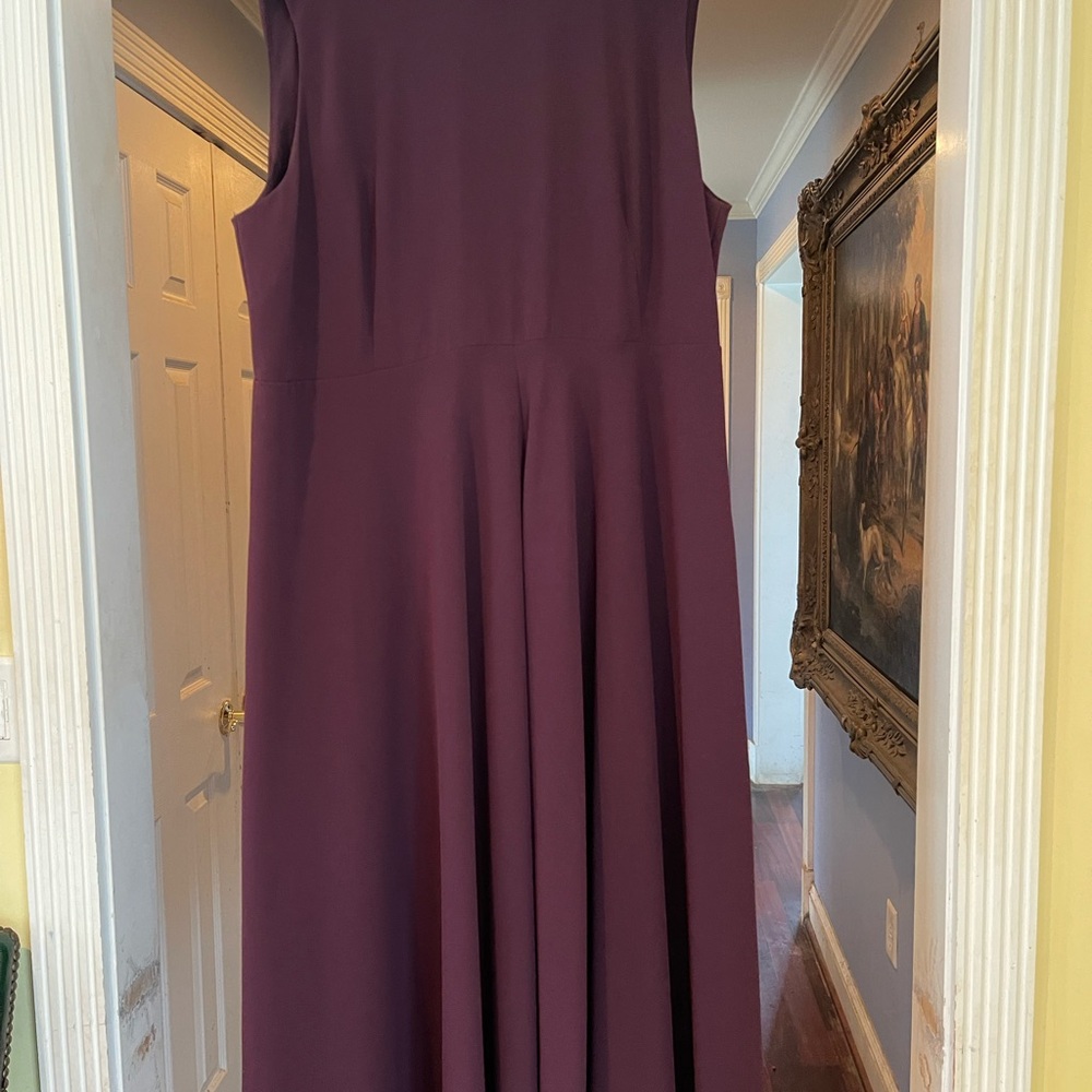 Marina Rinaldi Deep Burgundy Maxi Dress - Picture 5 of 5